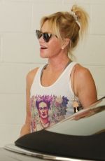 MELANIE GRIFFITH Leaves a Gym in Beverly Hills 08/13/2015
