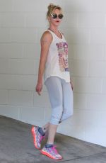 MELANIE GRIFFITH Leaves a Gym in Beverly Hills 08/13/2015