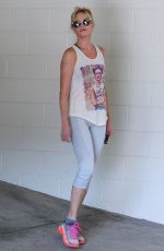 MELANIE GRIFFITH Leaves a Gym in Beverly Hills 08/13/2015