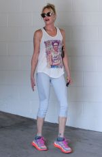 MELANIE GRIFFITH Leaves a Gym in Beverly Hills 08/13/2015