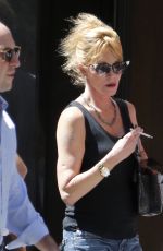 MELANIE GRIFFITH Out Shopping in New York 08/28/2015