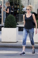 MELANIE GRIFFITH Out Shopping in New York 08/28/2015