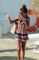 MICHELLE KEEGAN Out and About in Ibiza 08/28/2015