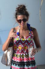 MICHELLE KEEGAN Out and About in Ibiza 08/28/2015