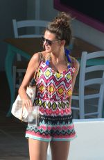 MICHELLE KEEGAN Out and About in Ibiza 08/28/2015