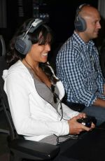 MICHELLE RODRIGUEZ at Treyarch Studios Playing Black Ops 3 08/19/2015