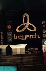 MICHELLE RODRIGUEZ at Treyarch Studios Playing Black Ops 3 08/19/2015