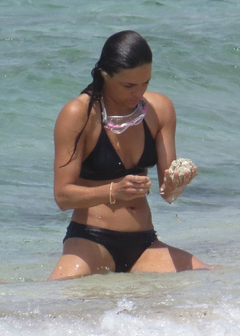 MICHELLE RODRIGUEZ in Bikini in Formentera 08/09/2015
