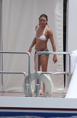 MICHELLE RODRIGUEZ in Bikini on a Boat in Formentera 07/08/2015