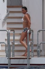 MICHELLE RODRIGUEZ in Bikini on a Boat in Formentera 07/08/2015