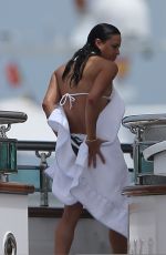 MICHELLE RODRIGUEZ in Bikini on a Boat in Formentera 07/08/2015