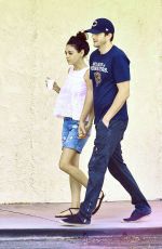 MILA KUNIS and Ashton Kutcher at a Spa in Studio City 08/05/2015