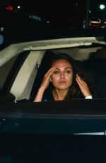 MILA KUNIS Leaves Toca Madera Restaurant in Beverly Hills 08/24/2015