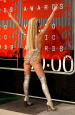 MILEY CYRUS at MTV Video Music Awards 2015 in Los Angeles