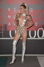 MILEY CYRUS at MTV Video Music Awards 2015 in Los Angeles