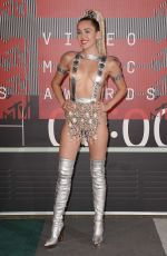 MILEY CYRUS at MTV Video Music Awards 2015 in Los Angeles