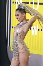 MILEY CYRUS at MTV Video Music Awards 2015, Main Show in Los Angeles