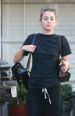 MILEY CYRUS Leaves Epione Cosmetic Laser Center in Beverly Hills 08/13/2015