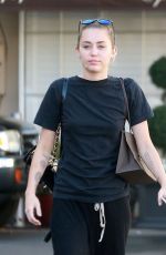MILEY CYRUS Leaves Epione Cosmetic Laser Center in Beverly Hills 08/13/2015