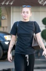 MILEY CYRUS Leaves Epione Cosmetic Laser Center in Beverly Hills 08/13/2015