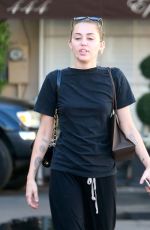 MILEY CYRUS Leaves Epione Cosmetic Laser Center in Beverly Hills 08/13/2015