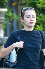 MILEY CYRUS Leaves Epione Cosmetic Laser Center in Beverly Hills 08/13/2015