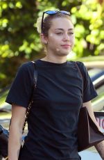 MILEY CYRUS Leaves Epione Cosmetic Laser Center in Beverly Hills 08/13/2015