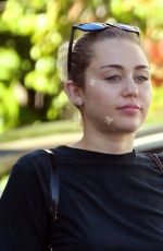 MILEY CYRUS Leaves Epione Cosmetic Laser Center in Beverly Hills 08/13/2015
