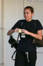 MILEY CYRUS Leaves Epione Cosmetic Laser Center in Beverly Hills 08/13/2015