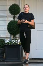 MILEY CYRUS Leaves Epione Cosmetic Laser Center in Beverly Hills 08/13/2015