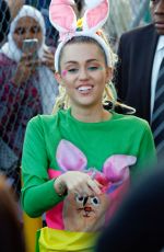 MILEY CYRUS Leaves Jimmy Kimmel Live in Los Angeles 08/26/2015