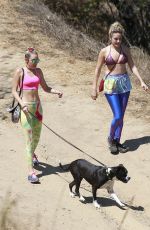 MILEY CYRUS Out Hiking in Hollywood Hills 08/29/2015