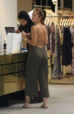 MINKA KELLY Shopping at Zimmerman Store in West Hollywood 08/11/2015