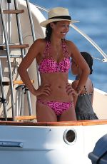 MYLEENE KLASS in Bikini at a Boat in Ibiza 07/28/2015