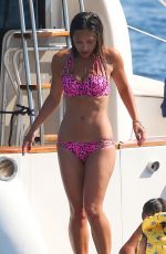 MYLEENE KLASS in Bikini at a Boat in Ibiza 07/28/2015