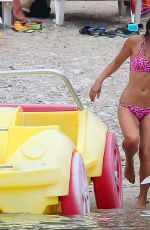 MYLEENE KLASS in Bikini at a Boat in Ibiza 07/28/2015