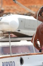 MYLEENE KLASS in Bikini at a Boat in Ibiza 07/28/2015