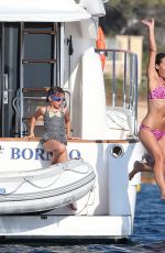 MYLEENE KLASS in Bikini at a Boat in Ibiza 07/28/2015