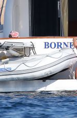 MYLEENE KLASS in Bikini at a Boat in Ibiza 07/28/2015