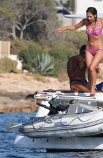 MYLEENE KLASS in Bikini at a Boat in Ibiza 07/28/2015