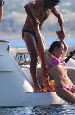 MYLEENE KLASS in Bikini at a Boat in Ibiza 07/28/2015