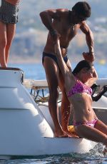 MYLEENE KLASS in Bikini at a Boat in Ibiza 07/28/2015
