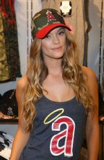 NINA AGDAL at Angel Stadium in Anaheim 08/17/2015