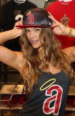 NINA AGDAL at Angel Stadium in Anaheim 08/17/2015