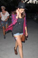 NINA DOBREV Arrives at Taylor Swift