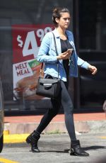 NINA DOBREV Leaves a 7-eleven in West Hollywood 08/24/2015