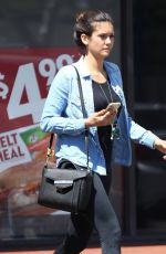 NINA DOBREV Leaves a 7-eleven in West Hollywood 08/24/2015