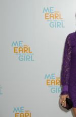 OLIVIA COOKE at Me and Earl and the Dying Girl Premiere in London