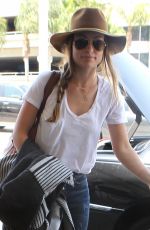 OLIVIA WILDE Arrives at LAX Airport in Los Angeles 08/20/2015