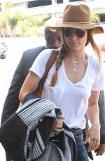 OLIVIA WILDE Arrives at LAX Airport in Los Angeles 08/20/2015